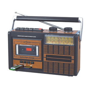 Home AM FM  Classic Cassette Recorder Portable High quality  Retro Radio Speaker Type Stereo Cassette Recorder