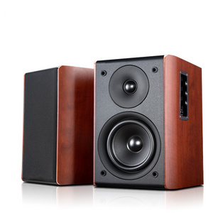 Vofull 2.0 Home Theatre System Sound Quality Amplifier Loud Wooden HI FI Active Listening bookshelf Speaker with usb/sd/fm