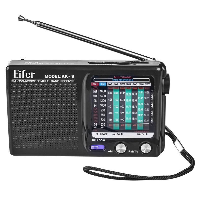 Vofull PowerBear AM FM Battery Operated Portable Pocket Radio Transistor Home Two Way Radios Player