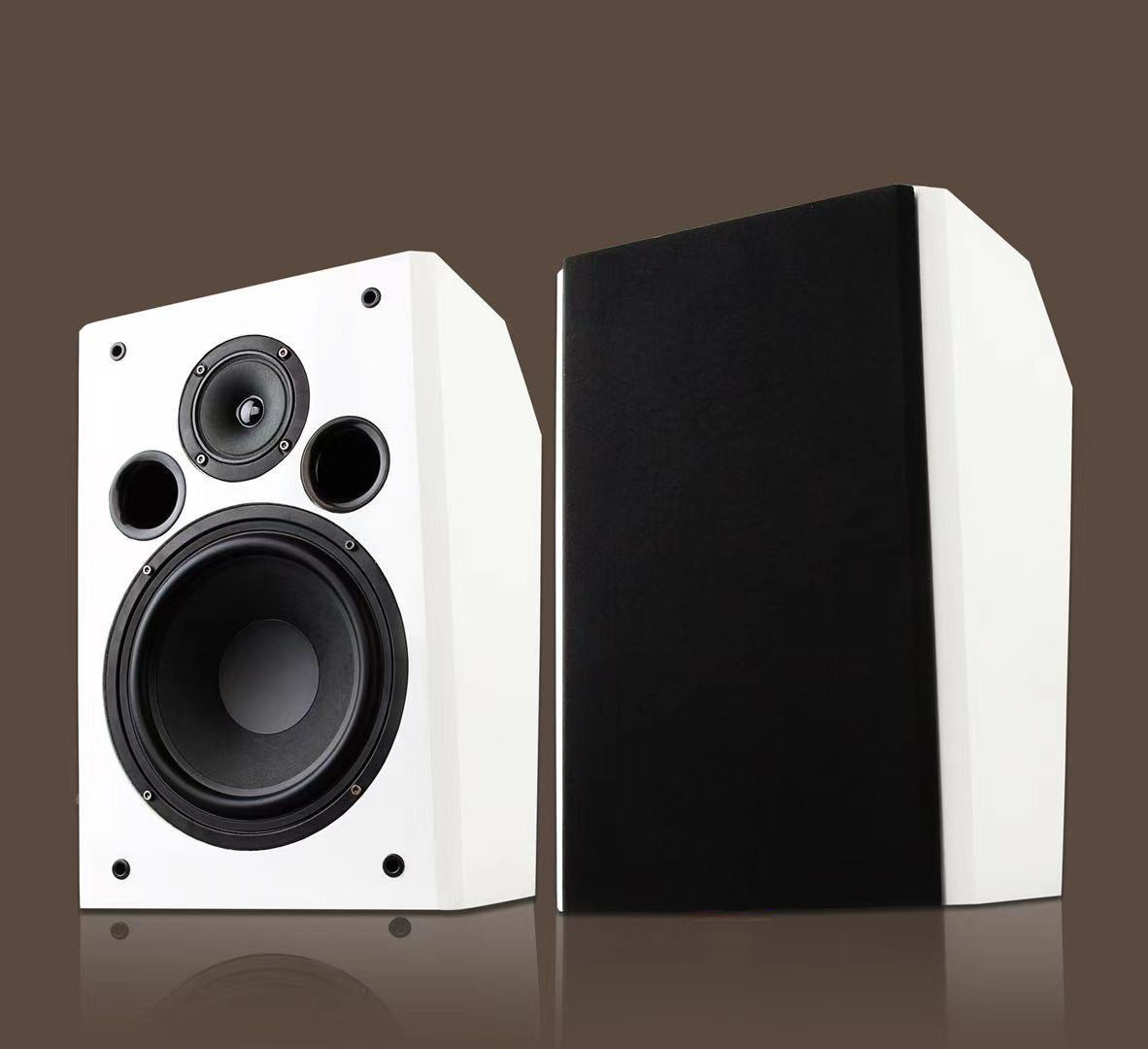 Vofull 5.1 Audio Multimedia Surround Sound Home Theater Speaker System 3D Hifi Wood Snow White Piano Paint Home Cinema/