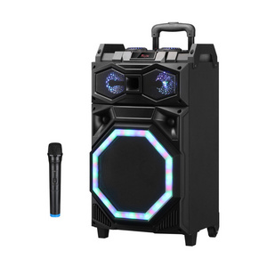 Vofull 12-inch High-power Lantern Sound Wireless Microphone  Trolley Speaker