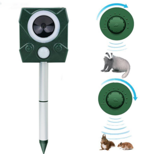 Outdoor Infra-sound Rechargeable Animal Smart Sensor Ultrasonic Mosquito Shining Eye Animal Repeller