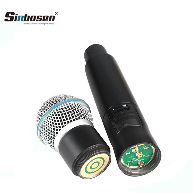 Sinbosen UHF professional wireless microphone system Q-D4 cordless microphone music production equipment studio