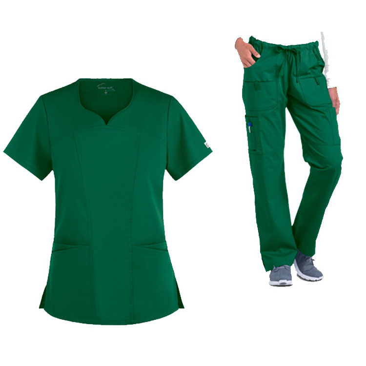 Custom wholesale medical nursing scrubs for nurse hospital uniform scrub sets