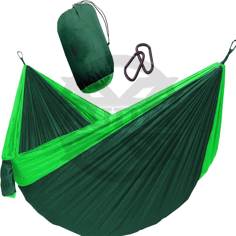 2024 Custom Hiking And Outdoor Beach Usage Home Camping Hammock Double & Single with 2 Tree Hammock Straps