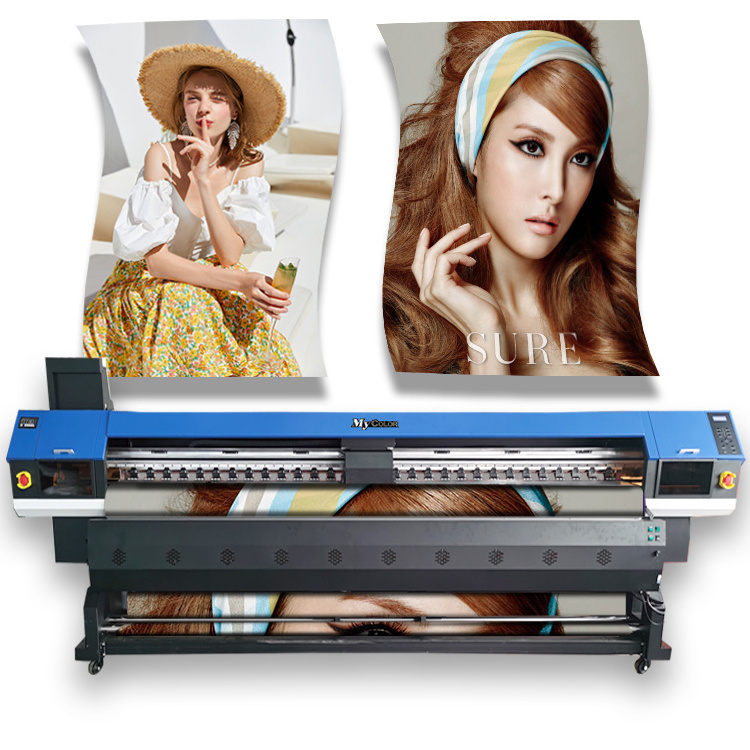 High Productive 46sqm/h 3.2m Dual Printheads F1080/i3200 Flex Banner Mycolor Eco Solvent Printer for Retail Billboard Tarpaulin