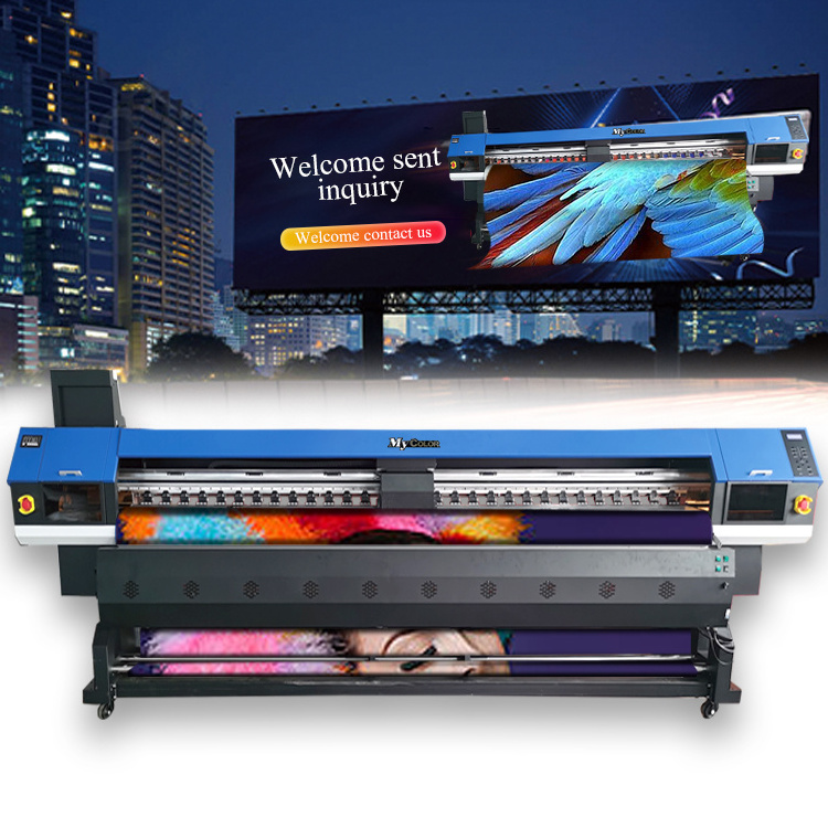 High Productive 46sqm/h 3.2m Dual Printheads F1080/i3200 Flex Banner Mycolor Eco Solvent Printer for Retail Billboard Tarpaulin