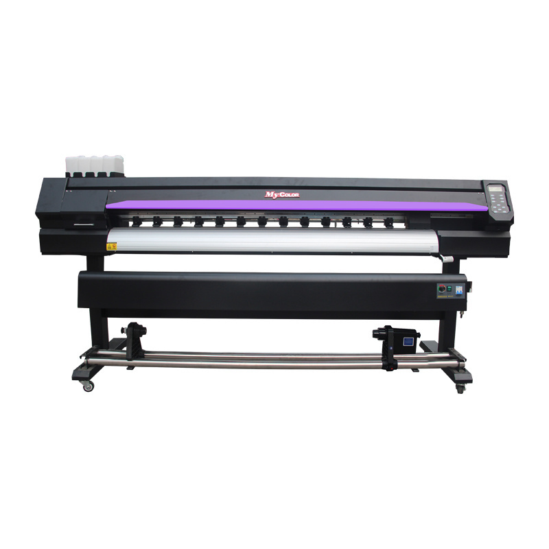 Cheap price digital1.8m large format printer i3200 xp600 head eco solvent printer sticker paper inkjet printer