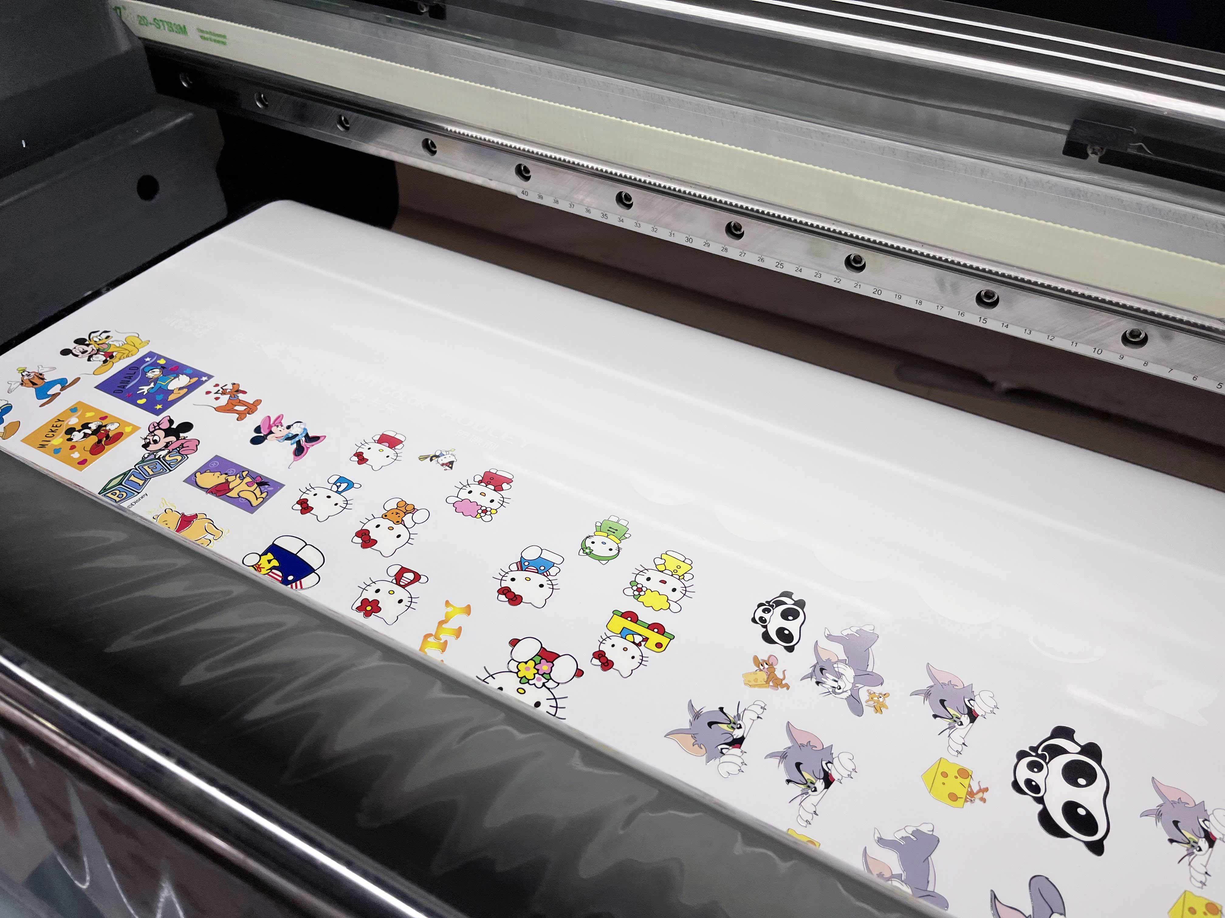 60cm uv dtf printer dtf uv flatbed inkjet flatbed printer roll to roll uv dtf 60cm AB film sticker printer machine