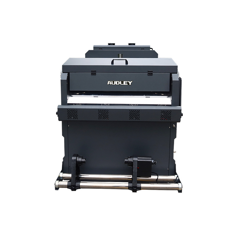 hot sale Audley 70cm dual Eps i3200 4720 xp600 head T shirt DTF film printer with powder shaker machine