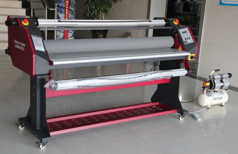 Audley 1600 1600H5+ 63'' CE automatic feeding wide format industrial roll hot and cold melt laminator machine price for paper