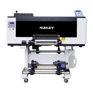 AUDLEY Factory Supply roll to roll UV DTF Printing Machine With 3 Xp600 F1080 Cell Phone Case UV DTF Printer With Laminator