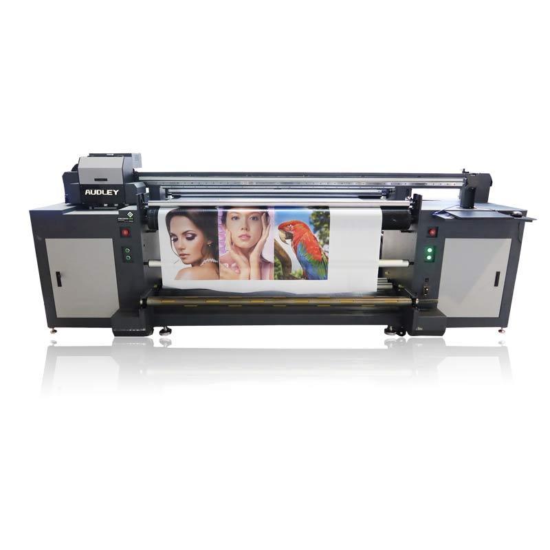 1.8m width Audley uv printer machine UV wall printer for wall paper wood glass sticker