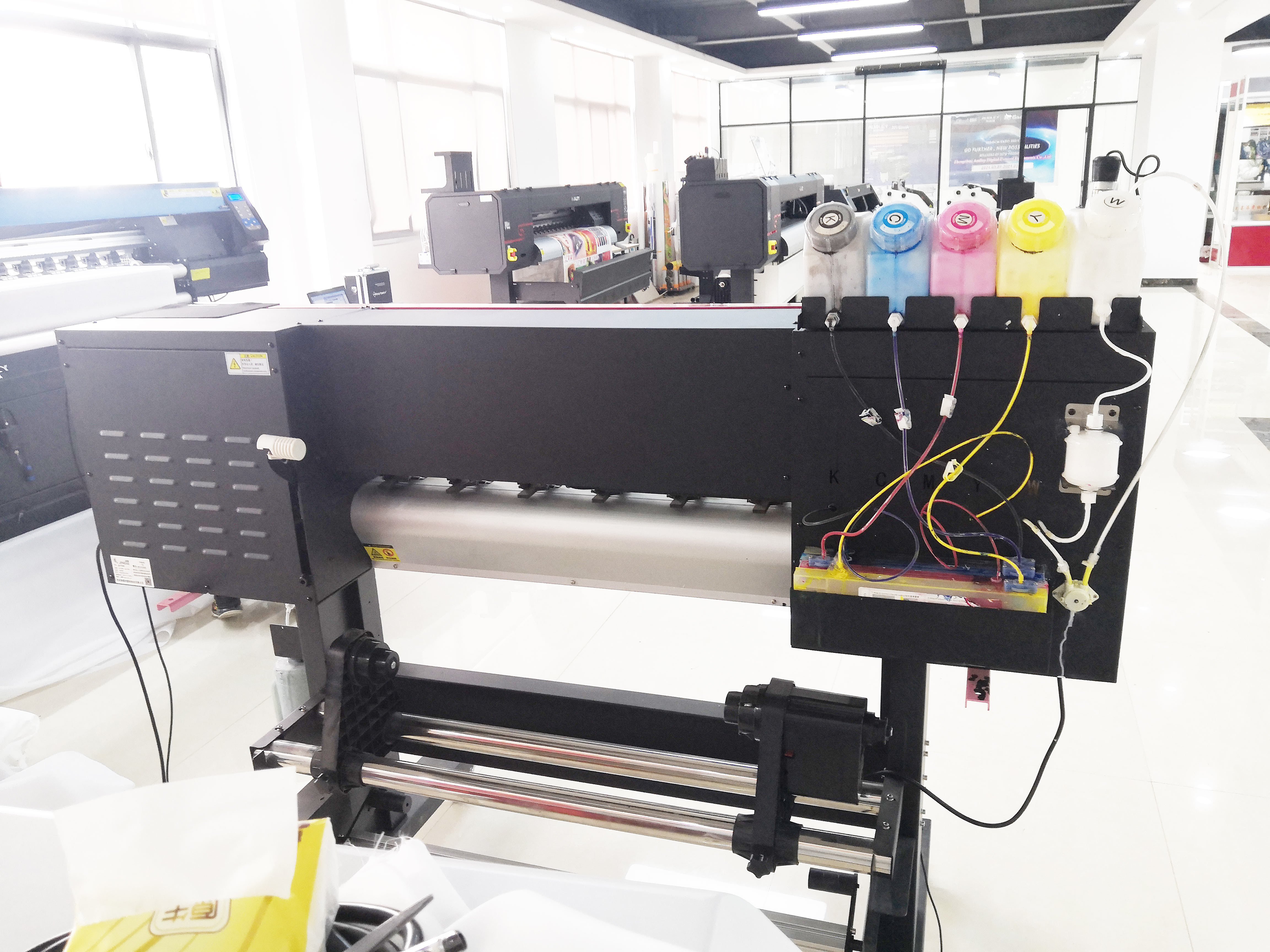 DTF Direct To Film Printer Plastisol offset Heat Transfer Printer XP600 Head PET film Printer With Shaker and Dryer