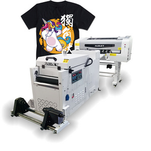 Audley popular CE cheap digital dtf a3 30cm i3200 dtg tshirt printing machine garment printer for sale with heat oven