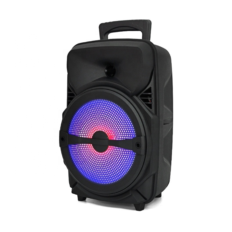 Altsvoces mobile speaker bluetooth parlantes 8 inch trolley outdoor party portable bluetooth speaker with led display