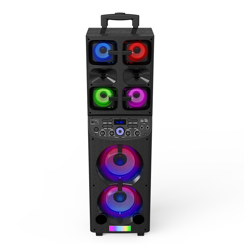 Huge Sound Audmic Party Speaker BL AUX In Micro USB SD FM Radio Power Portable Karaoke Speakers