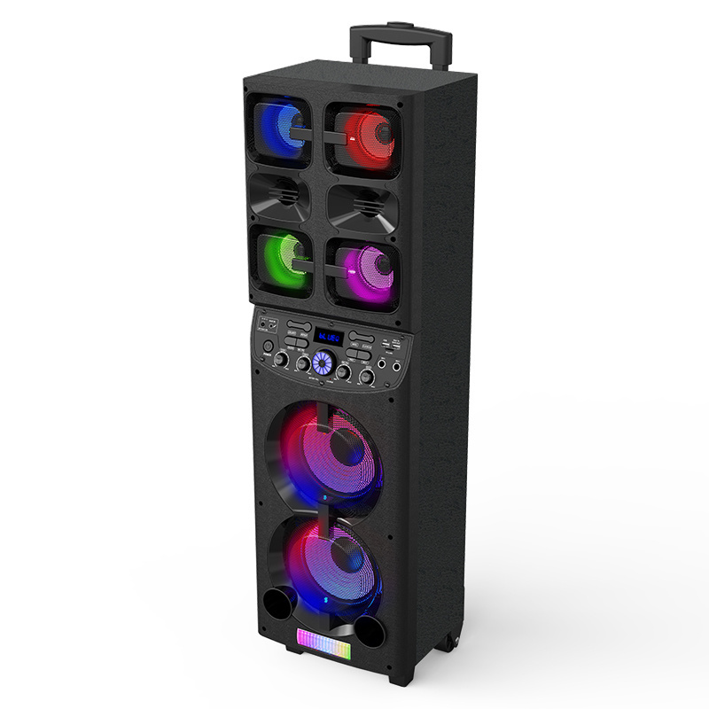 Huge Sound Audmic Party Speaker BL AUX In Micro USB SD FM Radio Power Portable Karaoke Speakers