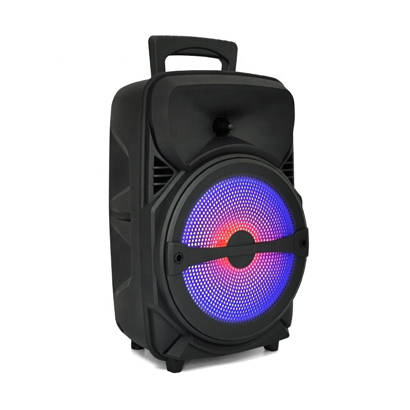 Altsvoces mobile speaker bluetooth parlantes 8 inch trolley outdoor party portable bluetooth speaker with led display