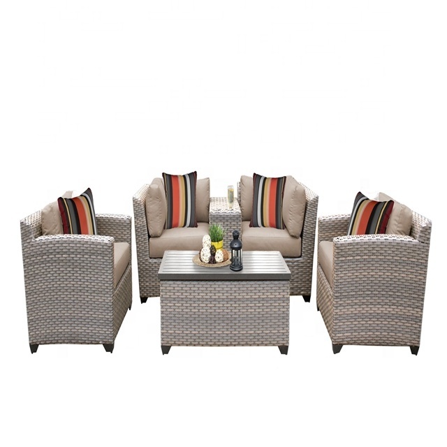 All Weather Georgia State High Top Garden Line Patio Set/Rattan Patio Furniture Set