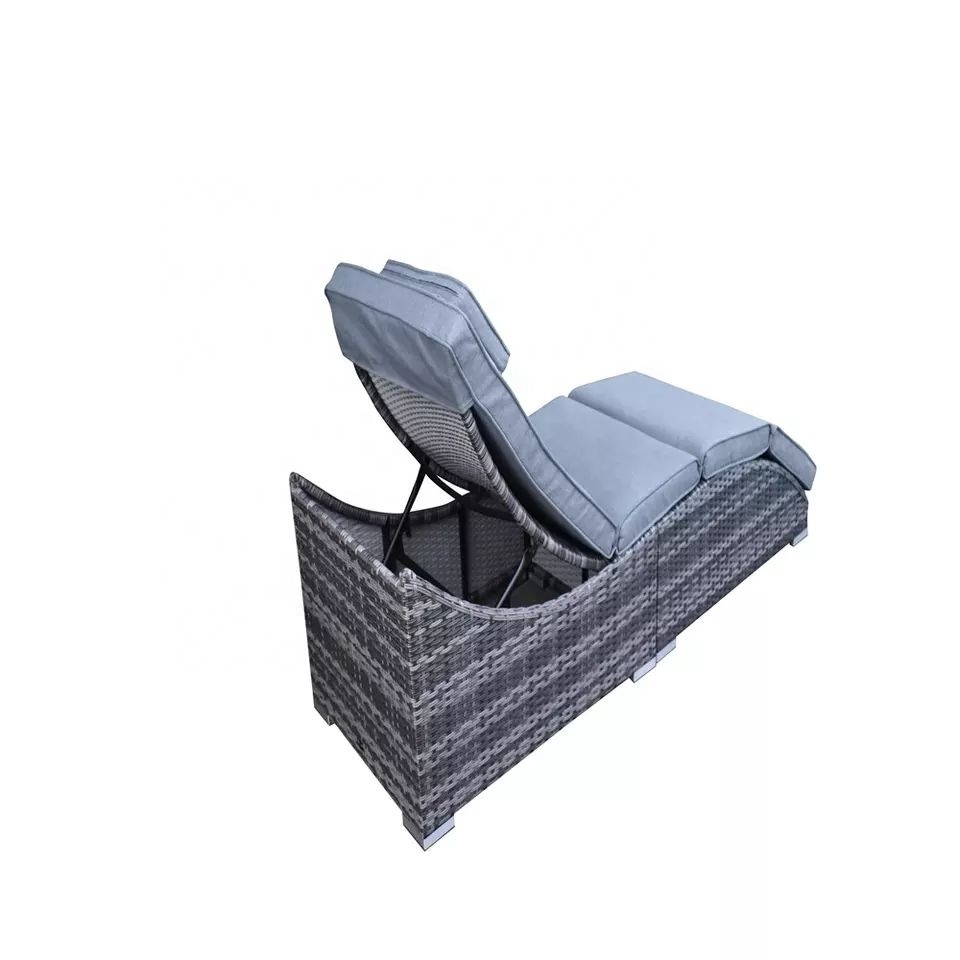 Audu Alibaba Hot Sale Professional Roof Wicker Beach Chair