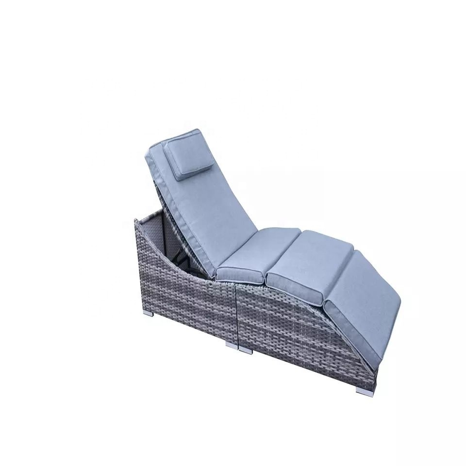 Audu Alibaba Hot Sale Professional Roof Wicker Beach Chair