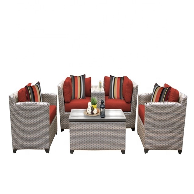 All Weather Georgia State High Top Garden Line Patio Set/Rattan Patio Furniture Set