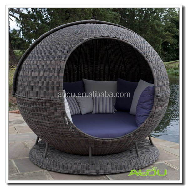 Round Rattan Bed Frame Audu Apple Rattan Modern Round Bed Designs | Bestsuppliers.com