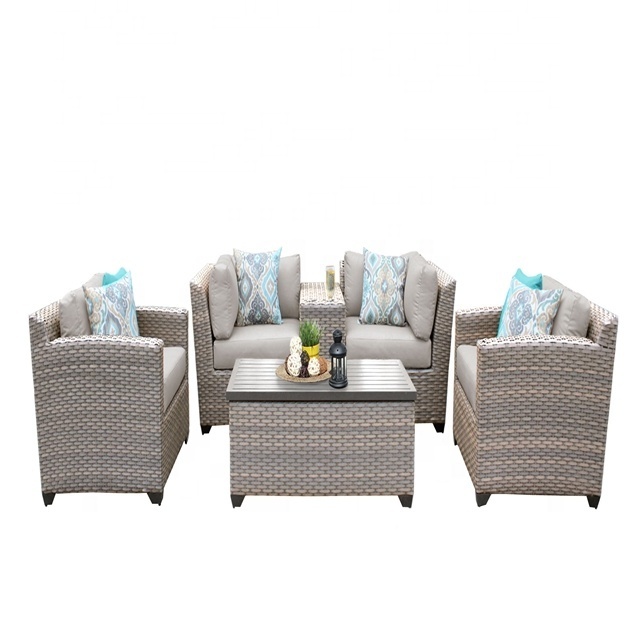 All Weather Georgia State High Top Garden Line Patio Set/Rattan Patio Furniture Set