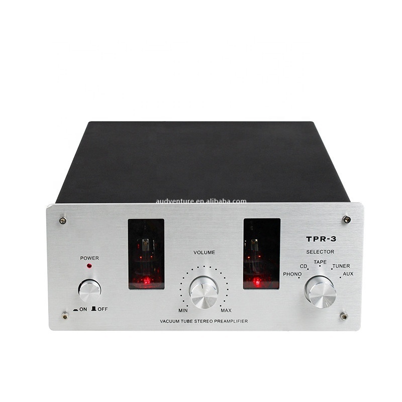 Vacuum Tube Stereo Preamplifier MM / MC Amplifier Multimodal Magnifier for Turntable Record Player