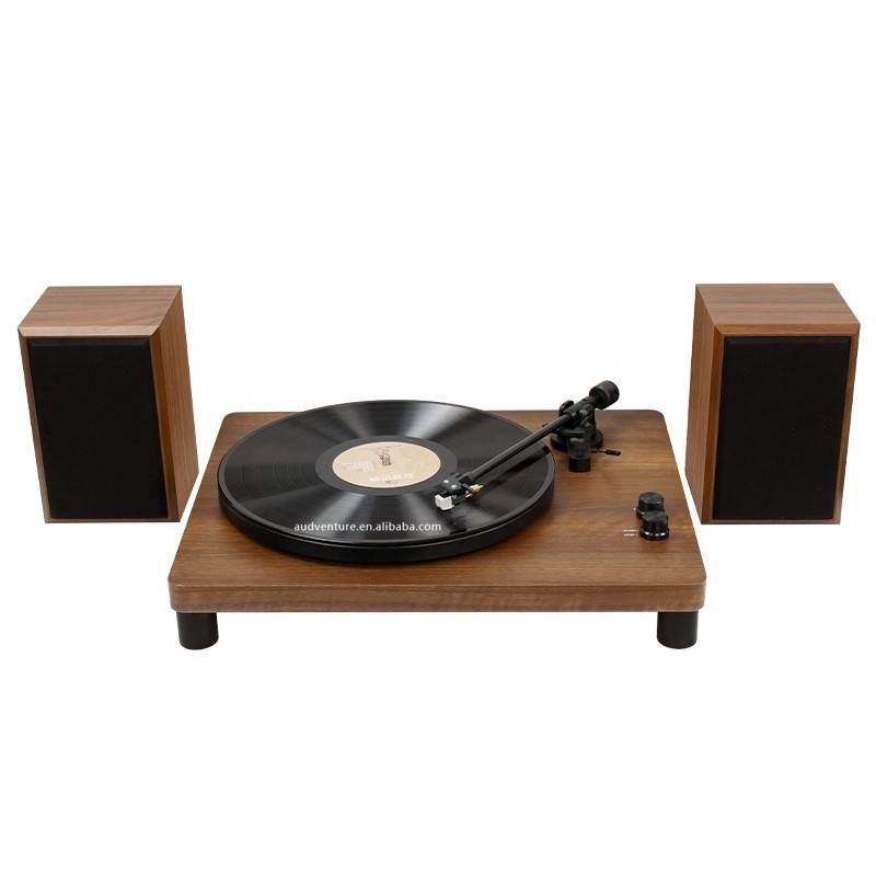 Factory AT 3600L Moving magnet cartridge turntable gramophone vinyl record player with external speaker