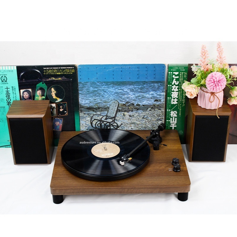 Hot seller Moving magnet gramophone turntable vinyl record player with AT 3600L MM cartridge