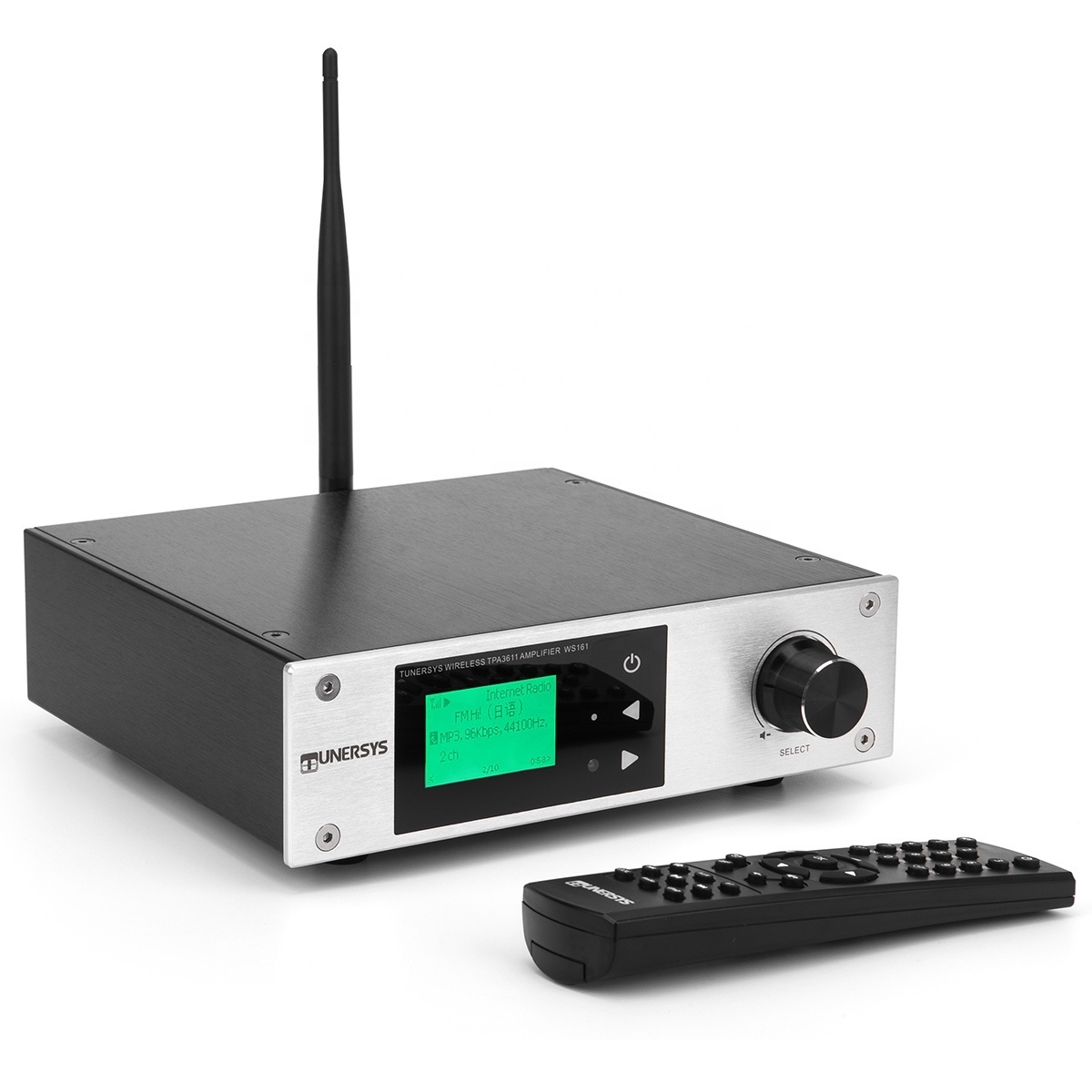 Internet Radios WiFi  Wireless HiFi Audio System BT Amplifier- Stereo Receiver DAC Optical to RCA Out-put Wireless Alarm Clock