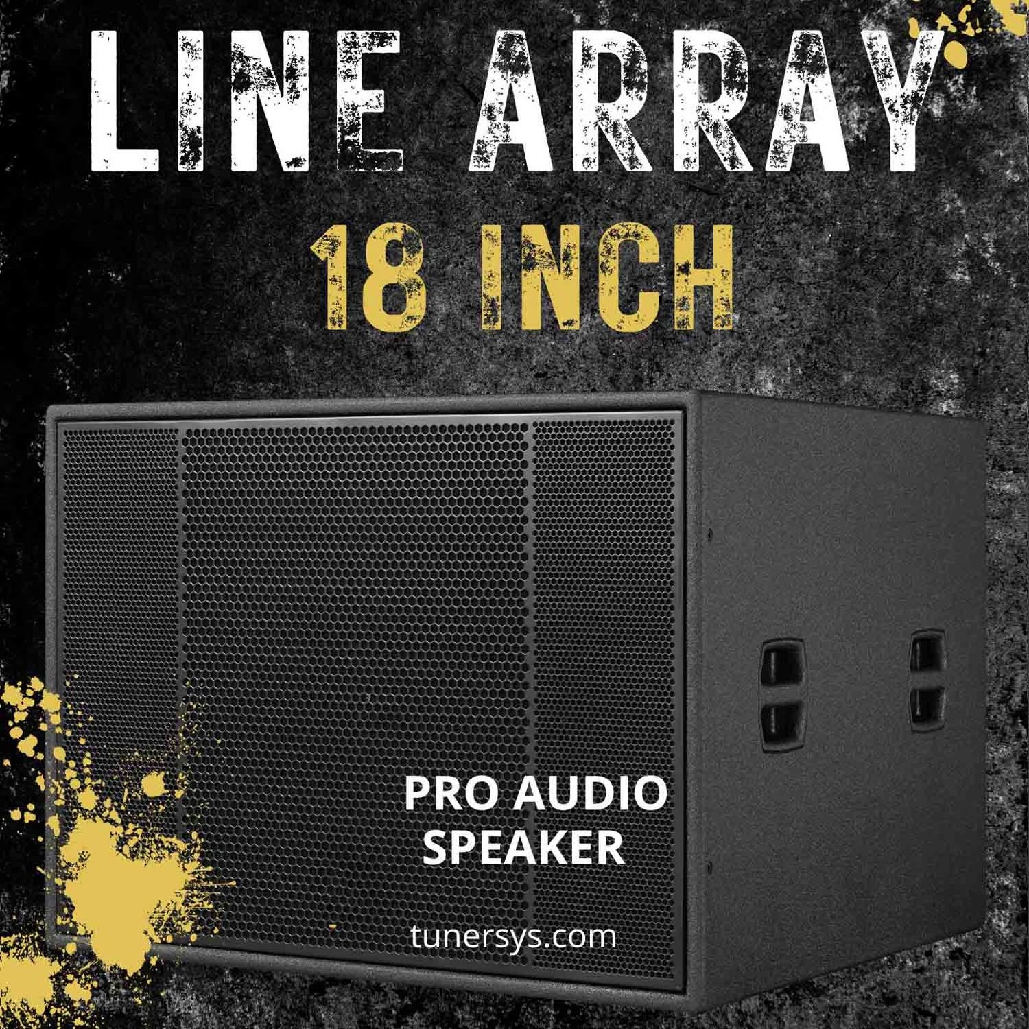 TUNERSYS Double 12 Inches Passive Line Array Active Speakers Professional Stage Audio S1221 Dj Concert Sound System Speaker