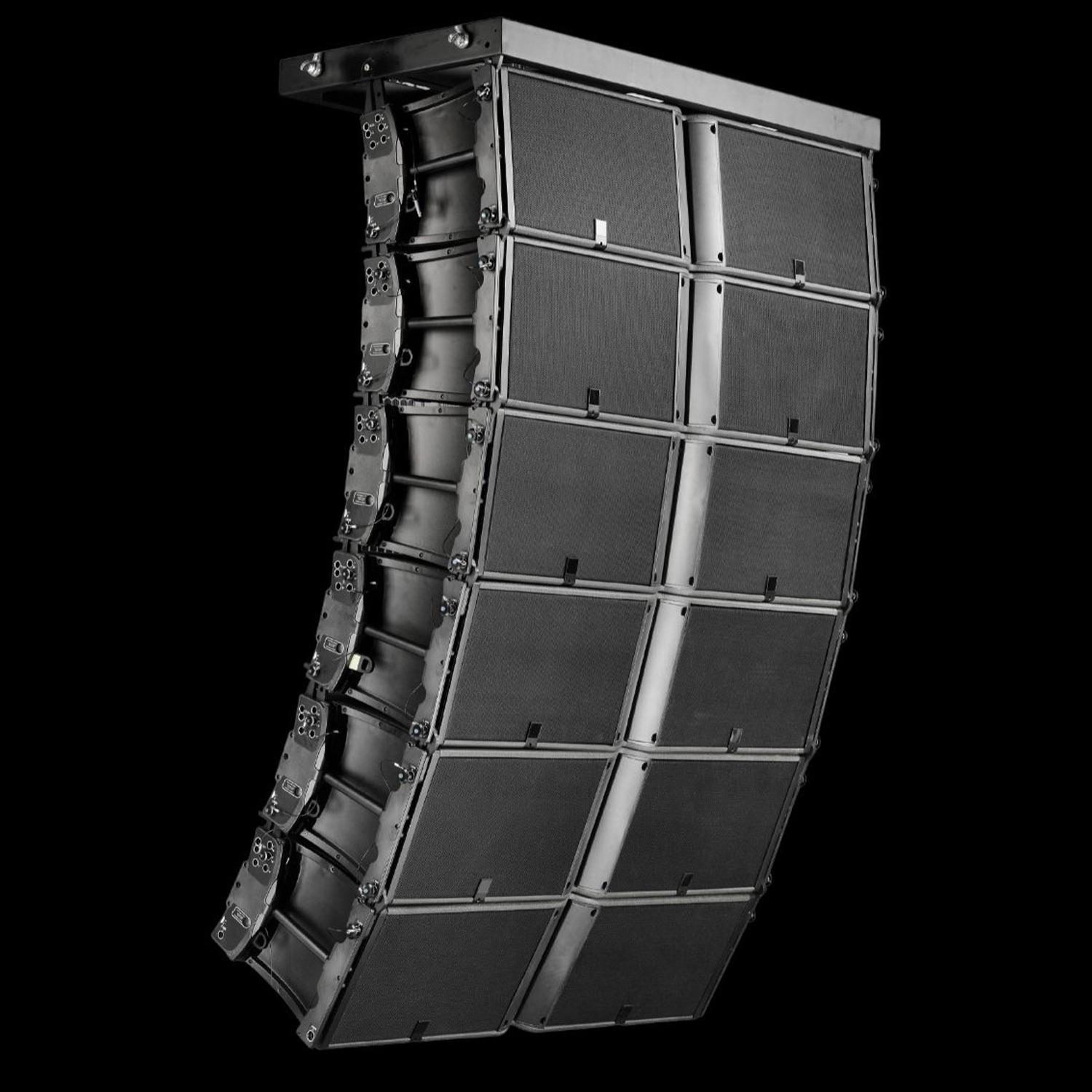 Professional Audio Speaker System Dual 12 Inch Line Array Speakers three division linear array full frequency speaker