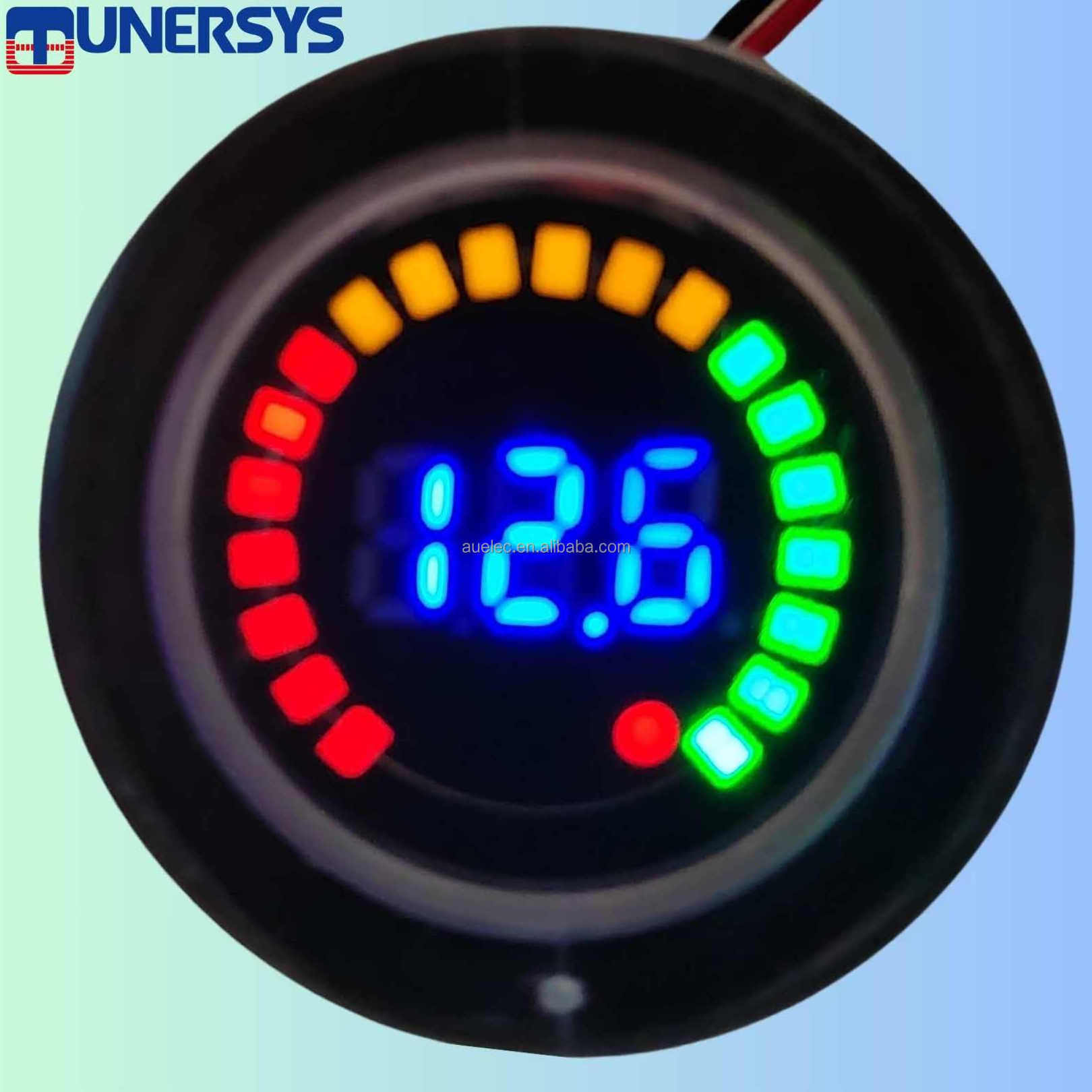 Dc12-24v/0.1-10a Dual Led Digital Multimeter Amp Voltage Meter 2-in-1 Current Tester And Voltage Tester For Boat