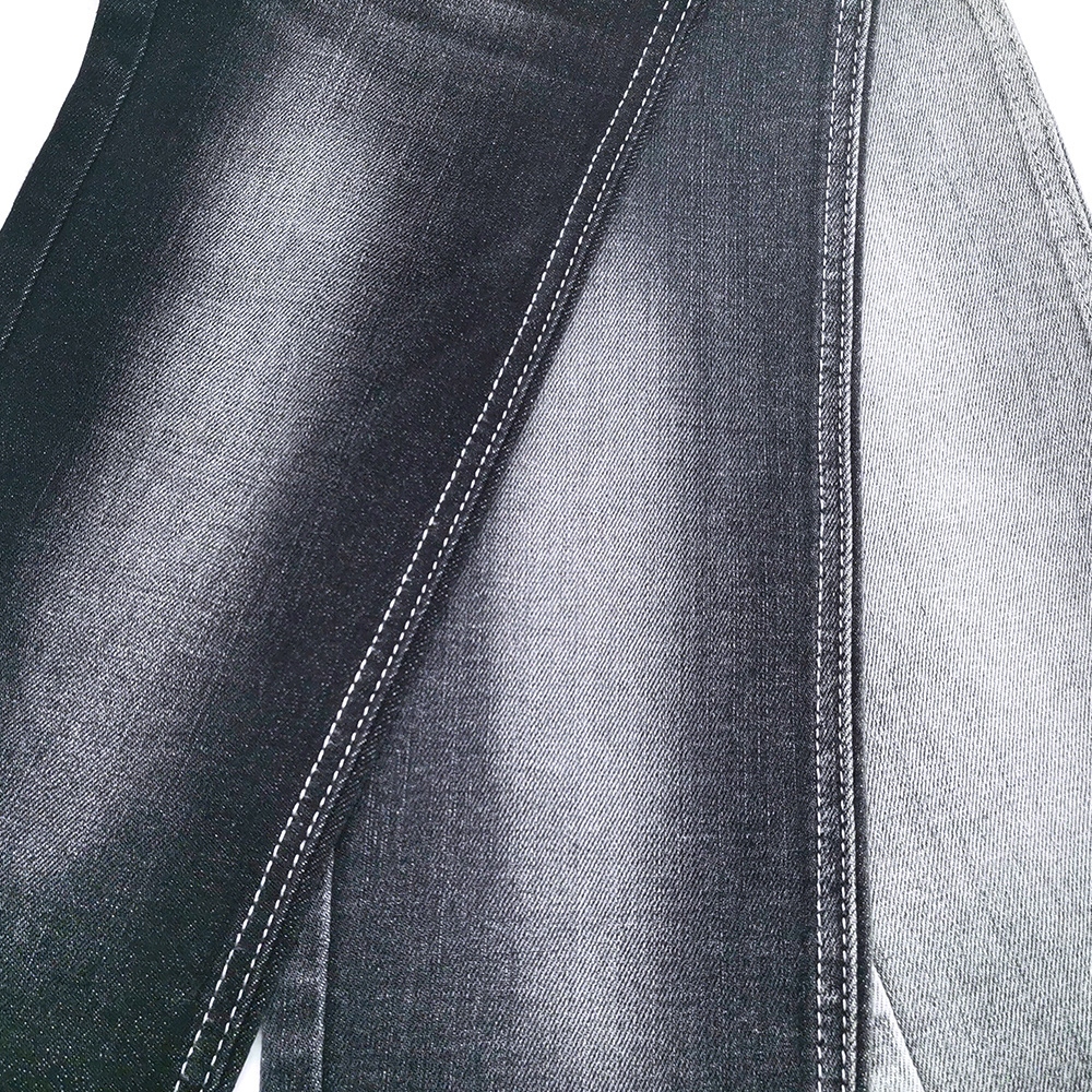 98% cotton 2% elastane denim fabric acid wash denim fabric jeans rolls mixed denim fabric C875