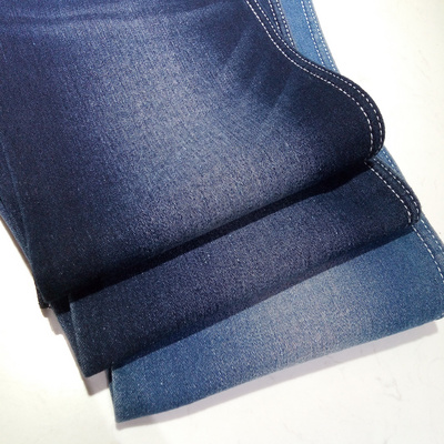 Super stretch satin cotton spandex jeans denim textile fabric for jeans