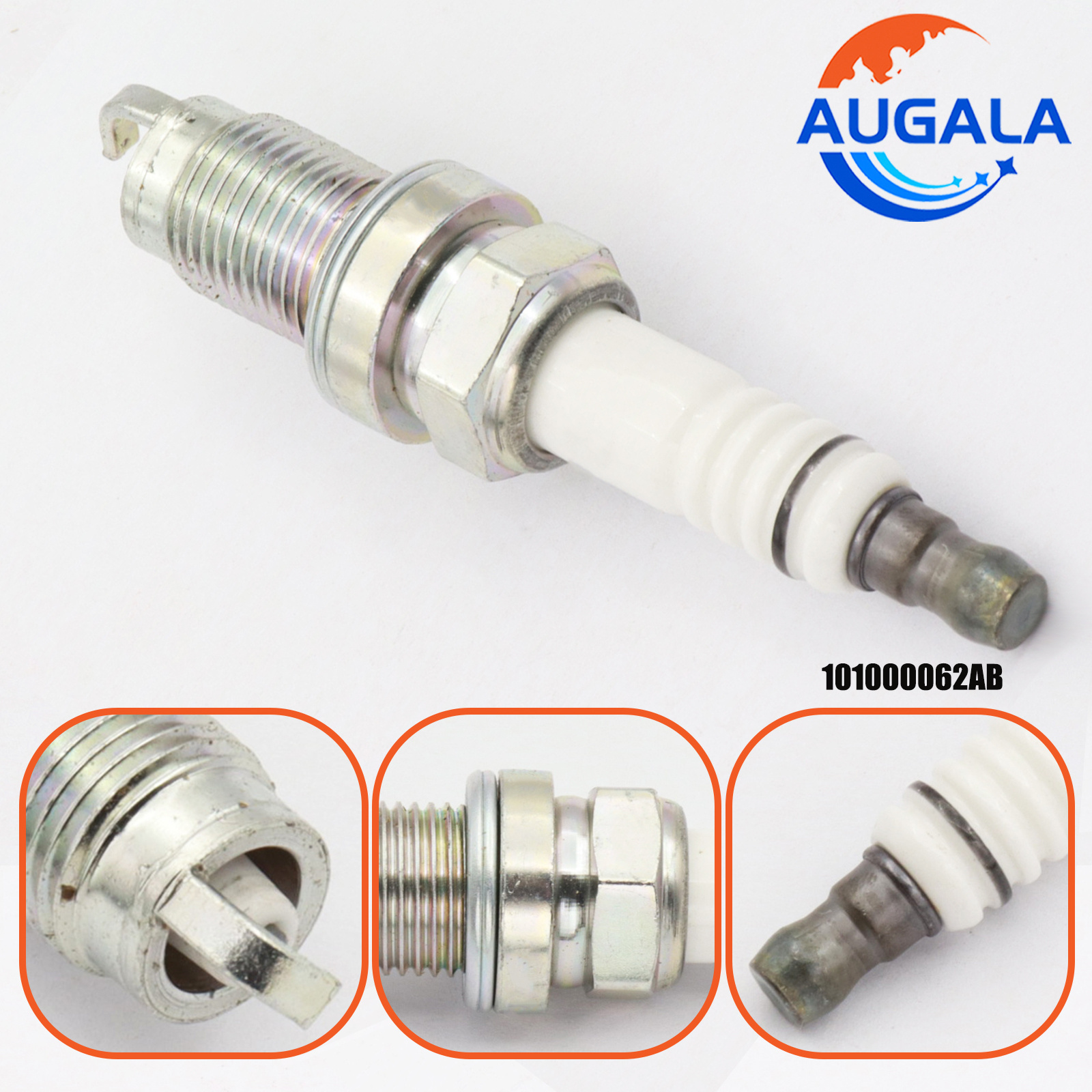 AUGALA Spark Plugs 101000062AB PZFR5D-11 For VW EuroVan 1.6 1.8 2.0 NON TURBO