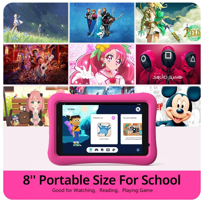 Wholesale educational from 5 to 12 years wifi learning children 2023 toy school with sim card slot unbreakable quran kids tablet