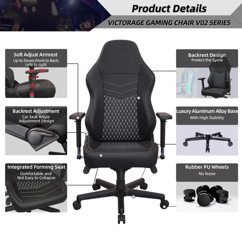 JL 2024 high end reclining 4d diamond gaming chair Elite adjustable plus adult gamer chair luxury carbon silla gamer for pc