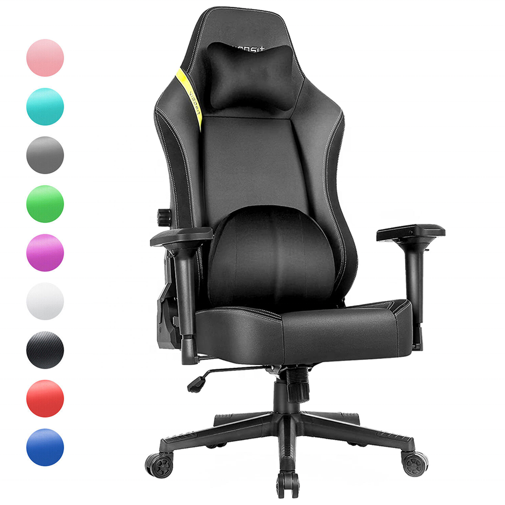 JL Best big tall black premium 4d gaming chair heavy duty xl pc gamer chair max recliner comfort rocking chaise gaming