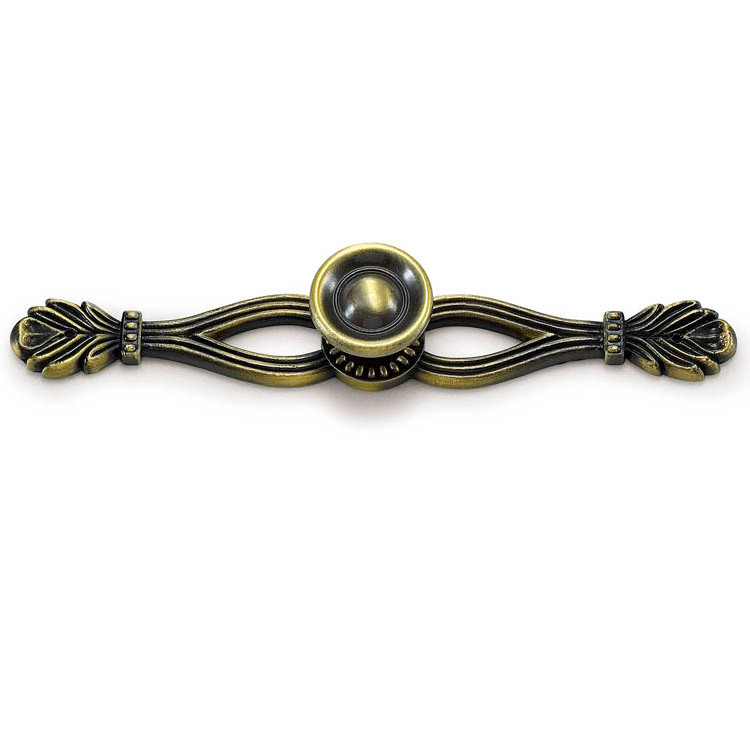 Luxury antique gold furniture kitchen cabinet door pull handle made in China