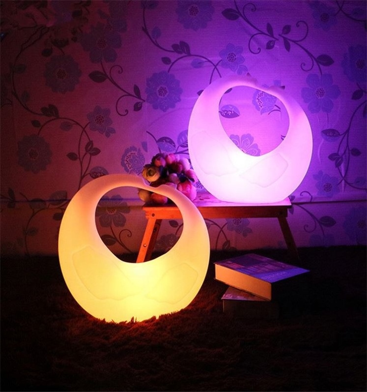 Wedding Supplies Color Changing Bar Tables Modern LED Furniture Illuminated LED Bar Table and Chair Lighting Furniture