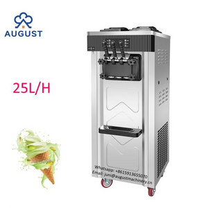 Kls-F626 Three Flavors Commercial Automatic Electric Ti-Steel Ice Cream Machine Factory Price