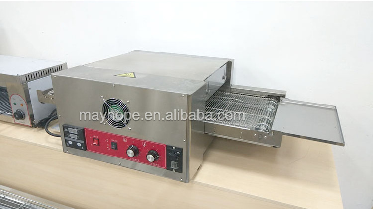 Full Pizza Line Commercial Gas Pizza Oven 32 Inches Electric Hot Air Convection Gas Conveyor Pizza Oven for Fast Food Restaurant