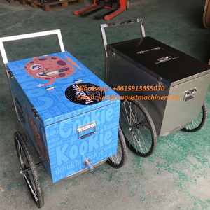 2 wheel Electric Street Food Bike 208L Ice Cream Delivery Bike Hot Dog Food Truck For Cold Drink