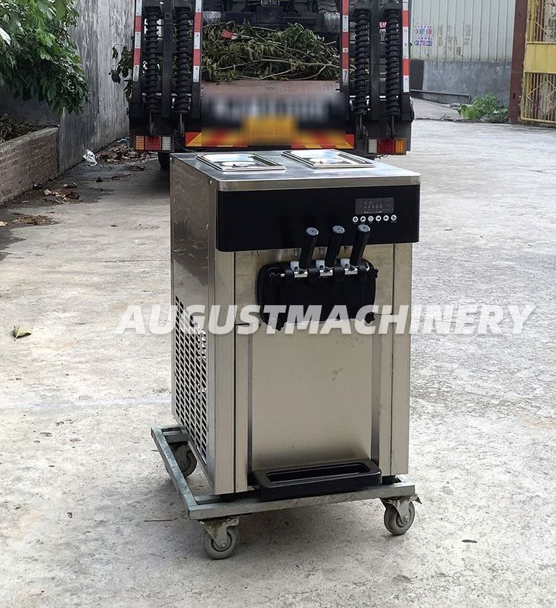 Commercial Floor Standing Frozen Yogurt Machine Soft Serve Icecream Vending Machine for Sale Ice Cream Vending Machine