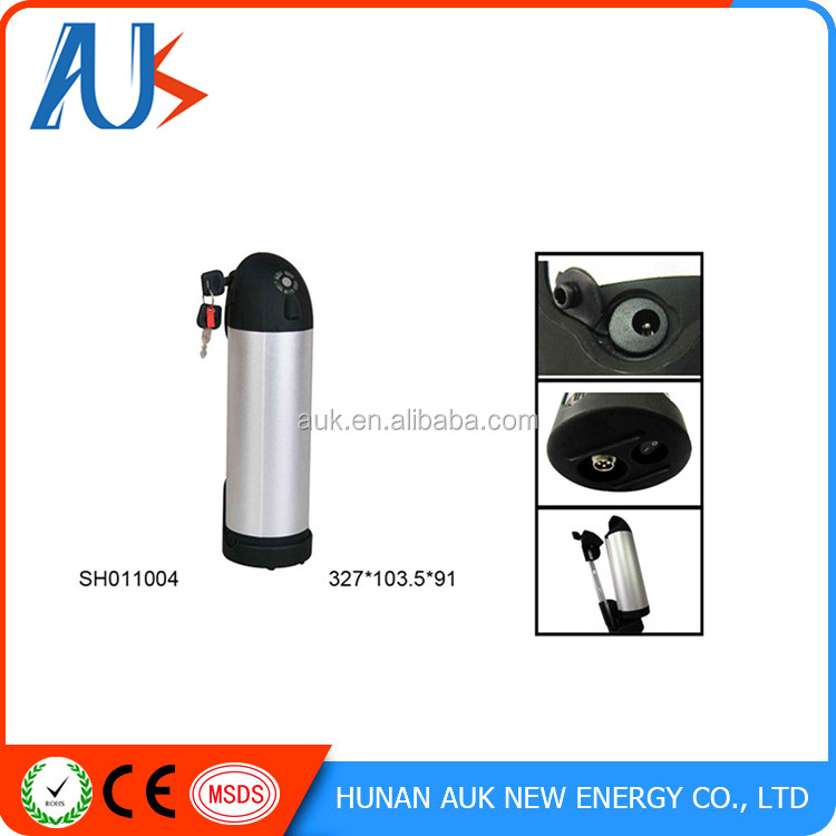 Water Bottle Style electric bicycle battery 48v 12ah E Bike battery 48v