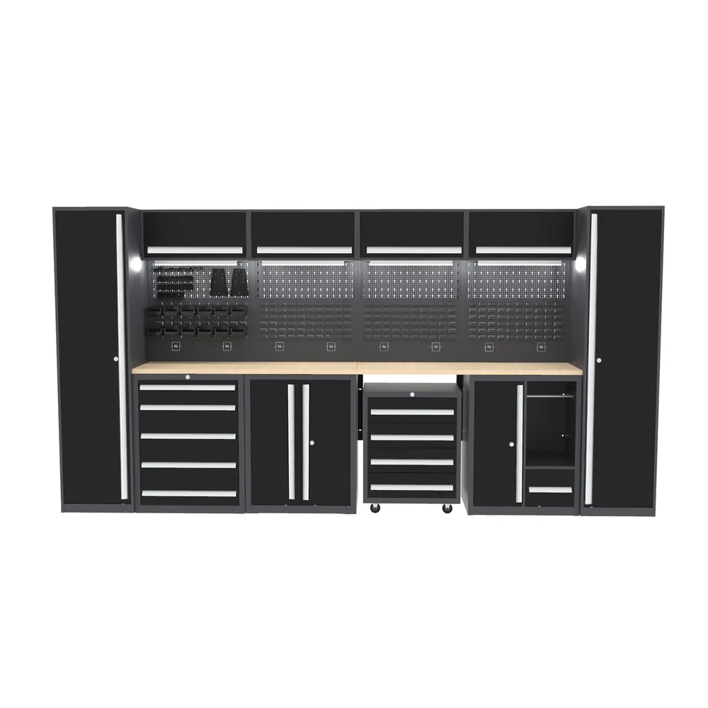 2024  Combined Workshop Toolbox With 550 Mm Depth Stainless Steel Workbench Garage Tool Cabinets Storage